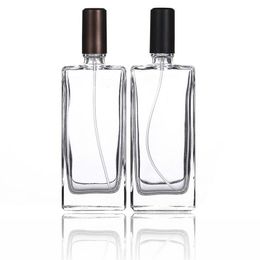 50ml Glass Perfume Spray Bottle Refillable Travel Perfume Atomizer Empty Perfume Cosmetic Packaging Bottle F2300 Oeooi