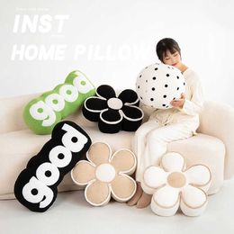 Plush Pillows Cushions Style Creative Soft Flower Stuffed Plush Pillow Pillows Good Shape Nap Sleep Cushion Chair Sofa Seat Decoration Gift R230620