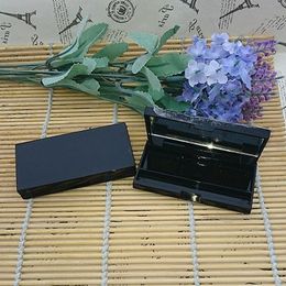 Black Lipstick Plate Empty Eye Shadow Box Pressure Plate Lipstick Box with Aluminum Plate Makeup Tool F333 Nhuok