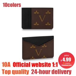 2023 New M60166 Neo Cardholders Mini Coin Purses Leather Women Holders Wallets Credit Card Slot Banknote S Designer Men Card Holder Key