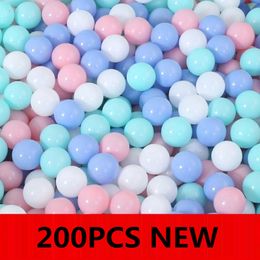 Sand Play Water Fun 100/200Pcs Colors Balls Water Pool Ocean Wave Ball Eco-Friendly Transparent Pit Soft Kids Basketball Outdoor Toys 230619