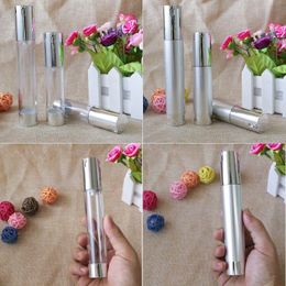 15ml 20ml 30ml Empty Airless Pump Bottles Silver Mini Portable Vacuum Cosmetic Treatment Pump Travel Bottle F2303 Rrjpp