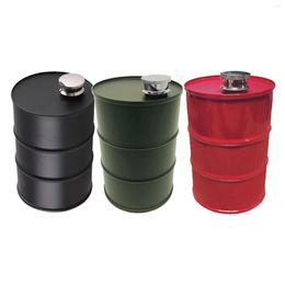 Hip Flasks Oil Barrels 304 Stainless Steel Portable Flagon Container Bottle For Travel Hiking