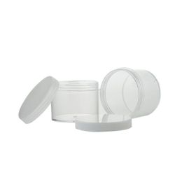 200ml PS bottle,200g cosmetic container,cosmetic packaging,cream pot with white clear cap fast shipping F902 Xdlkq