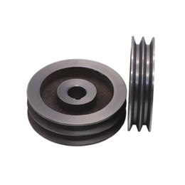 Cast iron V-belt pulley A type single groove double groove three groove four groove motor national standard pulley