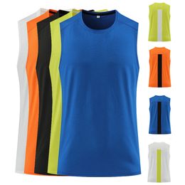 Men's Tank Tops Fashion Fitness Sports Vest Summer Running Training Clothes Elastic Cool Breathable Quick-drying Vest 230620