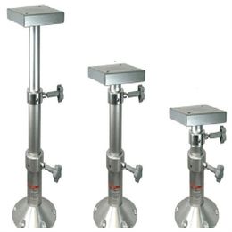 Aluminium Two Stage Adjustable Table Pedestal Base Mount 295-690mm Marine Boat RV