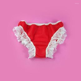 Underpants Sissy Panties Silky Lace Rubber Cool Bikini Briefs Underwear Sexy For Men Gay Jockstrap