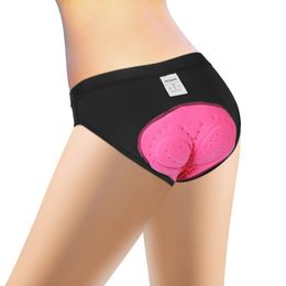 Damen Fahrradunterwäsche, 3D-Gel gepolsterte Fahrradshorts, Fahrrad-Slips