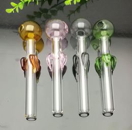Smoke Pipes Hookah Bong Glass Rig Oil Water Bongs Hot selling Colourful leaves, glass, and bubble hot pot