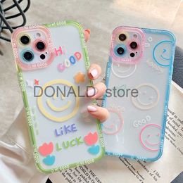 Cell Phone Cases SoCouple Soft TPU Phone Case For Redmi Note 11 12 9 8 10 7 Pro 12C Turbo 9A 9C 9T 10C K60 Smile Face Camera Protection Cover J230620