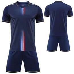 Other Sporting Goods Soccer Uniform Set Men Football Team Custom Men Jersey Shorts Training Suit Outdoor Sport Gym Summer Running Tracksuit 230620