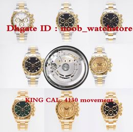 2023 TOP KING Watch Luxury Watch orologi da uomo cal.4130 movimento meccanico automatico AR904L cassa in acciaio di precisione cinturino impermeabile 50 metri 40mm 12,2mm mai sbiadito D20