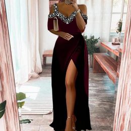 Casual Dresses Women Evening Dress Swing Maxi Soft Streetwear Stylish Summer Ladies Party