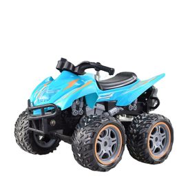 All-terrain Off-road Upright Drive RC Car Powerful Suspension Dual Speed Switch LED Highlight Remote Control Motorcycle RC Toy