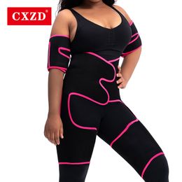 Womens Shapers CXZD Sauna Waist Trainer Corset Sports Abdomen Belt Thigh Forming Workout Fitness Tummy Control Strap Slimming 230620