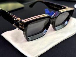 2023 HOT Millionaires Sunglases women full frame Vintage designer 1.1 sunglasses men MILLIONAIRE Black Made in Italy WITH BOX