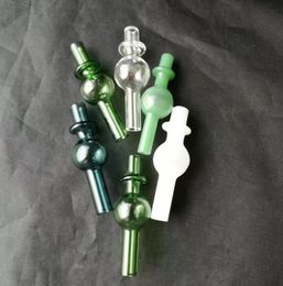 Glass Smoking Pipes Manufacture Hand-blown bongs Colored gourd cover