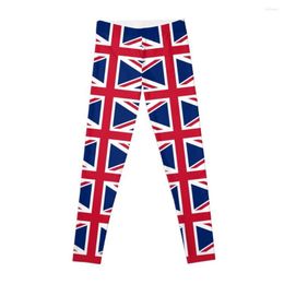 Active Pants British Union Jack Flag Socks Leggings Sporty Woman Gym