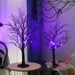 Tree lights led Halloween party scene decoration lights Indoor decoration landscape lights simulate a glowing tree