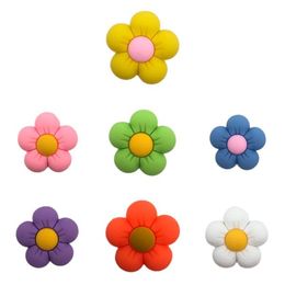 Shoe Parts Accessories Cute Clog Charms For Girls Pvc Flower Pattern Cartoon Girl Party Favours Drop Delivery Otnhs