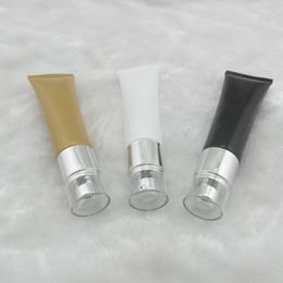 50ml/g Cosmetic Airless Emulsion Tube, Plastic Vacuum Essence Packing Bottle, High Grade Facil Cleanser Storage Hose F381 Xqqlq