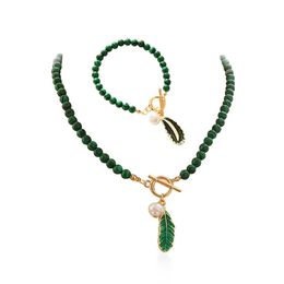 Pendant Necklaces Vintage Geometric Aangel Love Necklace Baroque Irregar Pearl Lock Chains For Women Punk Dhaiz