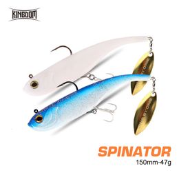 Baits Lures Kingdom 3Pcs Pre-Rigged Jid Head Soft Fishing Lures Paddle Tail Swimbaits For Bass Fishing For Winter Fishing Sinking 230619