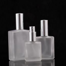 30/50/100ml Empty Refillable Perfume Bottle &Traveler Glass Spray Atomizer Transparent Frosted Perfume Bottle F2287 Ijqhp