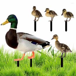 Garden Decorations Duck Statue Creative Acrylic Shape Sculpture Yard Art Multipurpose Outdoor Decoration Ornament Tools