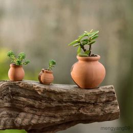 Planters Pots 3pcs Mini Terracotta Pot Clay Ceramic Pottery Planter Flower Pots Succulent Nursery Pots For Flower Plants Crafts R230620