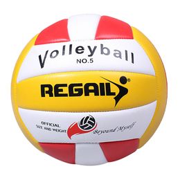 Balls 1PC Standard Volleyball Soft Sport Ball PU Volleyball For Outdoor Training Games 230619
