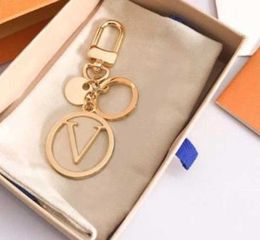 Fashion brand new 23ss Keychain Key Buckle Letters Designer fashion brand Leather Keychains Men Women Pendants 6 Option Keychain