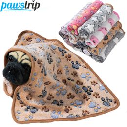 kennels pens Warm Soft Pet Dog Blanket Mat Plush Thin Sleeping for Dogs Cats Breathable Cat Cover Supplies 230619