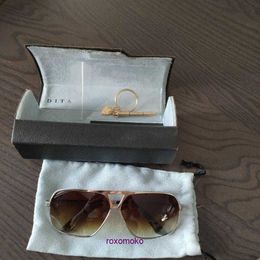 Top Original wholesale Dita sunglasses online store Excellent DITA Sunglasses Gold Frame Gradation USED