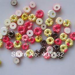 Nail Art Decorations #4 Donut shape mix bag 200pcsbag Nail Resin Decoration Nail Art Mix Decoration 230619