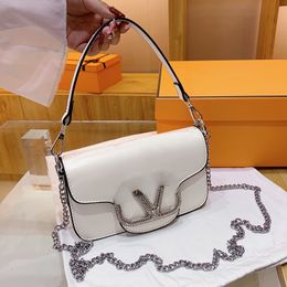 cross body evening bags highend new fashion womens chain bag shoulder messenger bags small square bags factory wholesale 20cm