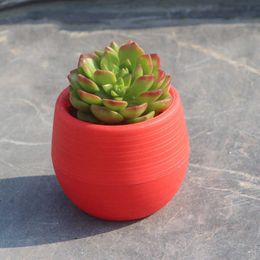 Planters Pots Tanaman Mini Pot Bunga untuk Kantor Rumah Mini Resin Plastik 7X7Cm Pot Bunga Pekebun