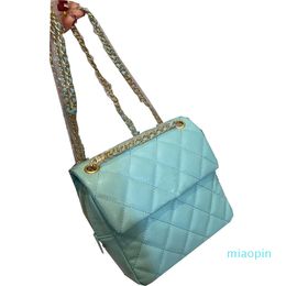 2023- Luxury Designer Classic latest Colour women Shoulder bags chain handbag Toothpick pattern leather womens Cross body handbags lady Evening Bag Purse