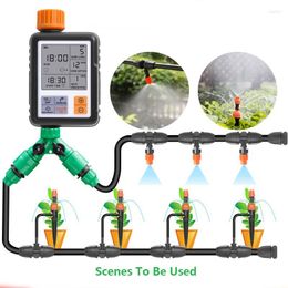 Watering Equipments Irrigation Timer Automatic Programmable Digital Waterproof OutdoorWater 3" Large Screen Ip65 Garden Lawn System