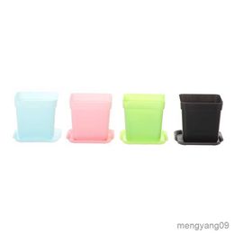 Planters Pots 10Set Succulent Small Square Flowerpot Multicolor Succulent Flowerpot Ultra-Small Seedling Square Plastic Cute Flowerpot R230620