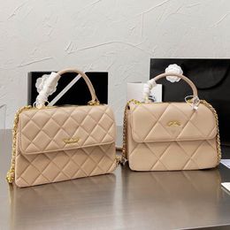 Double Style Women Portable Shoulder Bag Gold Hardware 10 Colour Crossbody Handbag Classic Suitcase Multi Pocket Metal Chrome Lettering Luxury Card Holder Birkin