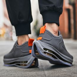 New Arrivals Height Increase Men Shoes Trend Non-slip Hard-wearing Trainers Summer Breathable Shoes Air Cushion Damping Sneakers