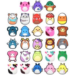 Shoe Parts Accessories Cute Carton Pigs Charms Lot Different Designs Cartoon Ornaments Party Birthday Gifts Drop Delivery Ott43