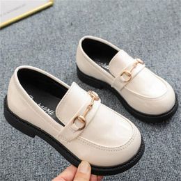 Fashion Kids Shoes PU Leather Boys Girls Casual Sneakers Childrens Dress Shoe Retro Toddler Infant Loafers