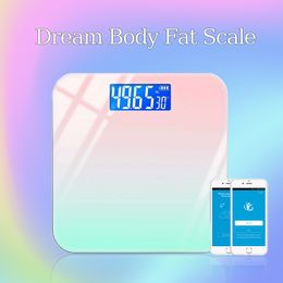 Body Weight Scales Bathroom Fat Scale BMI Floor Smart Wireless Digital Balance Monitor Composition Home Pink Purple 230620