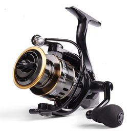Baitcasting Reels HE Fishing Reel 1000 7000 Max Drag 10kg All Metal Line Cup Gear Distant Wheel Freshwater Long Throw Spinning 230619