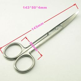 Cuticle Scissors KIMAXCOLA 1pcs Super Big Curve Head Stainless Steel Eyebrow Trimmed Makeup Tools Beauty cuticle worthful 230619