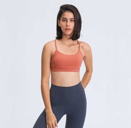 Sexy Y-Type Sports top Lengthen Verison Padded Gym Workout Bra Women Naked-feel Fabric Plain Sport Yoga Bras Fitness Crop Tops