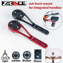 Bike Computers ZRACE Bicycle Computer Camera Mount Holder Out Front for Bryton iGPSPORT Mobile Phone Handlebar 230619